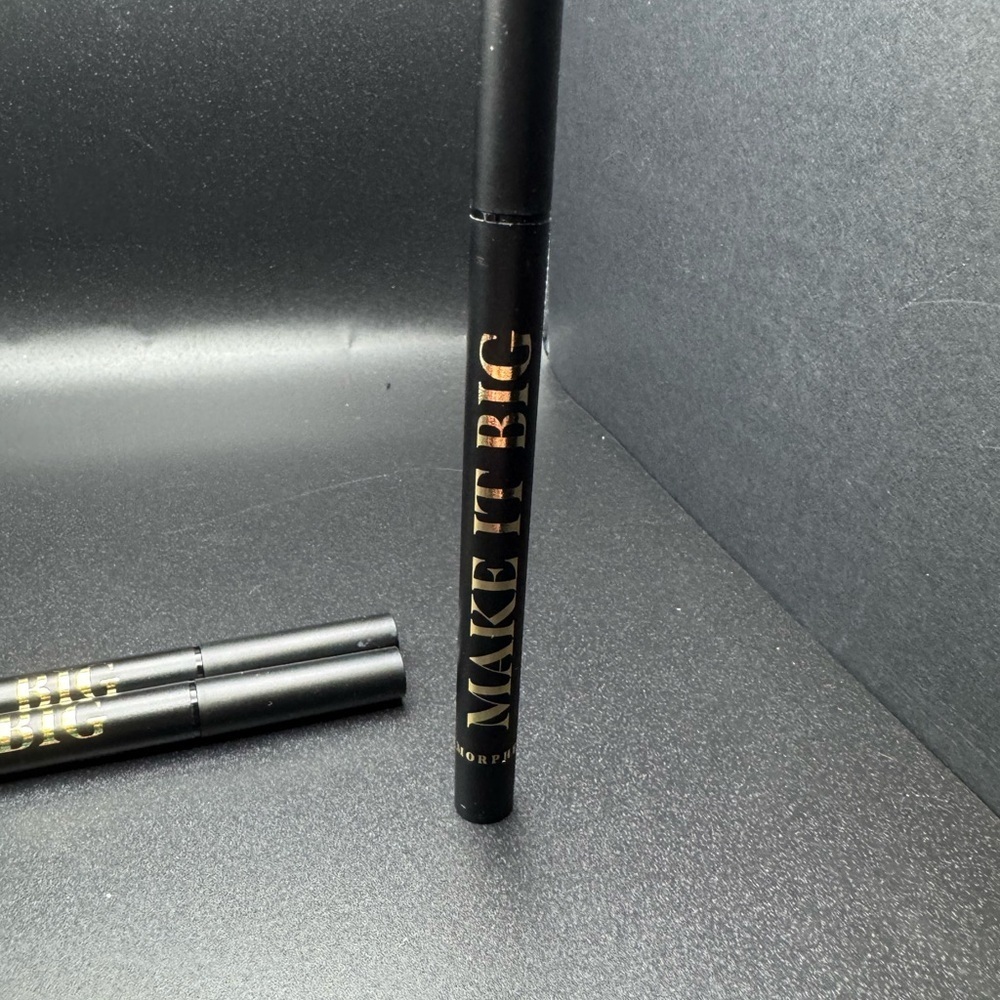 Set of 3 Full Size Morphe Make It Big Black Eyeliners-new no box